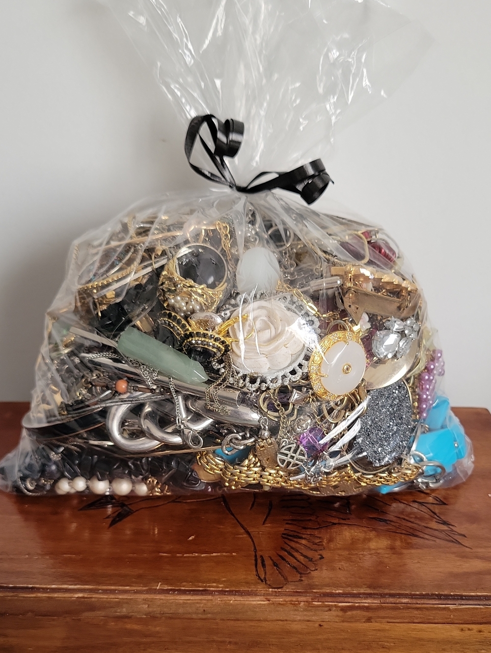 Mixed Mystery Bag Of Costume Jewelry 4lbs